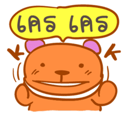 Bear puppet (Thai version) sticker #3838702