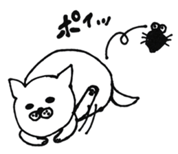 A whimsical cat. sticker #3839103