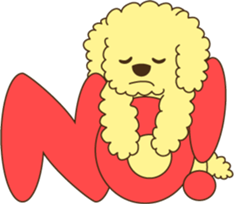 Poodle & Chihuahua2 sticker #3840413