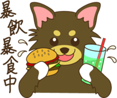 Poodle & Chihuahua2 sticker #3840419