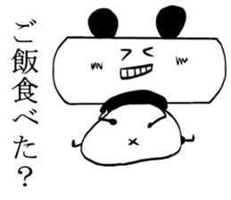 Deformation"Pa-Panda" sticker #3840636