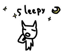 pretty white cat and pink rabbit sticker #3840666