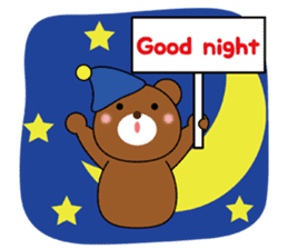Placard Bear sticker #3840756