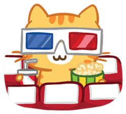 What does the cat say ... Meow 2 sticker #3841006