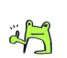 Mr. Frog sticker #3841225