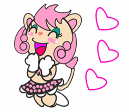 LION GIRL sticker #3841514