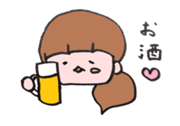 Daily life of Tepko who is around thirty sticker #3841711