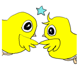 Love, healing chicks 1 sticker #3841905