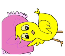 Love, healing chicks 1 sticker #3841913