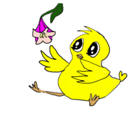 Love, healing chicks 1 sticker #3841924