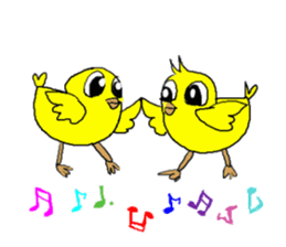 Love, healing chicks 1 sticker #3841932