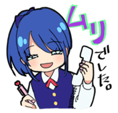 Overtime work Girl sticker #3842067