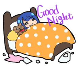 Overtime work Girl sticker #3842082