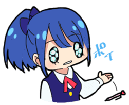 Overtime work Girl sticker #3842088