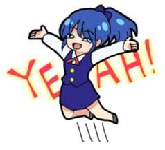 Overtime work Girl sticker #3842093