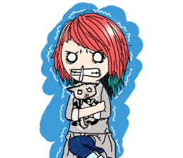 DEATHBERRY & HELL CAT sticker #3842147