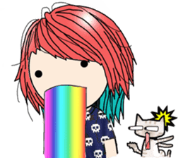 DEATHBERRY & HELL CAT sticker #3842149