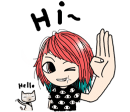 DEATHBERRY & HELL CAT sticker #3842157