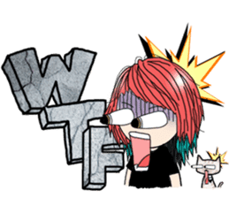 DEATHBERRY & HELL CAT sticker #3842181