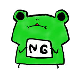 Tree frog. sticker #3842184