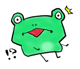 Tree frog. sticker #3842190