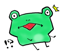 Tree frog. sticker #3842190
