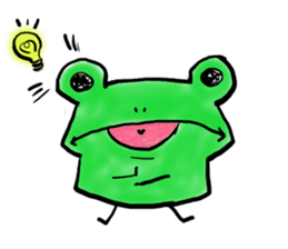 Tree frog. sticker #3842196