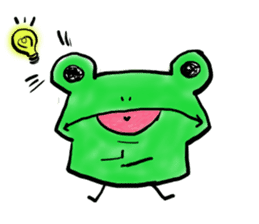 Tree frog. sticker #3842196