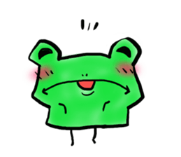 Tree frog. sticker #3842221