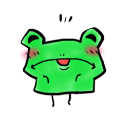 Tree frog. sticker #3842221