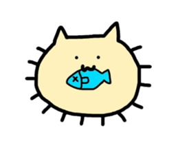 Bacterium cat sticker #3842905