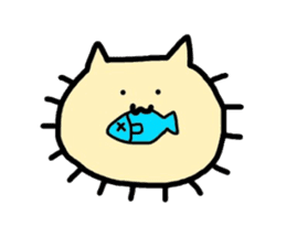 Bacterium cat sticker #3842905