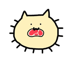 Bacterium cat sticker #3842906