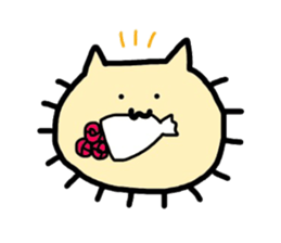 Bacterium cat sticker #3842907