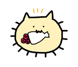 Bacterium cat sticker #3842907