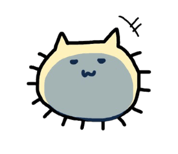 Bacterium cat sticker #3842908