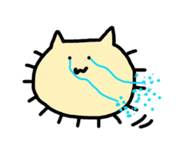 Bacterium cat sticker #3842910