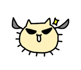 Bacterium cat sticker #3842927