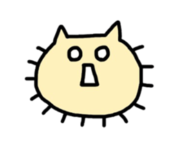 Bacterium cat sticker #3842931
