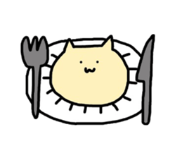 Bacterium cat sticker #3842933