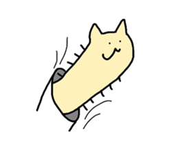 Bacterium cat sticker #3842935