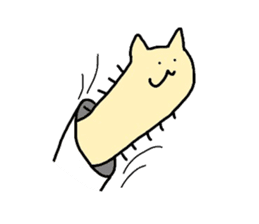 Bacterium cat sticker #3842935