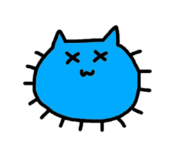Bacterium cat sticker #3842936