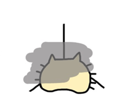 Bacterium cat sticker #3842940