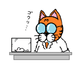 Dr.GlassesCat sticker #3842960