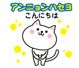 Korean cat. sticker #3843144