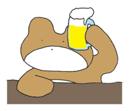 beerbear sticker #3843593