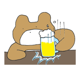 beerbear sticker #3843594