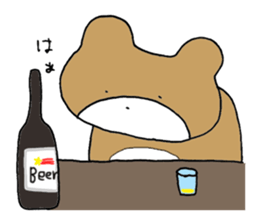 beerbear sticker #3843601