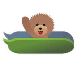 Speech balloon and TOYDOG sticker #3844112